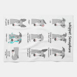 Whippet Semaphore Towel
