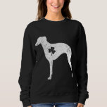 Whippet Shamrock Pet Dog Lover St Patrick&#39;s Day Gi Sweatshirt