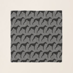 Whippet Silhouettes Pattern Scarf