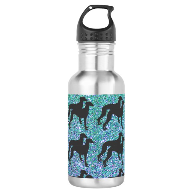 Whippet Stainless Steel Water Bottle (Front)