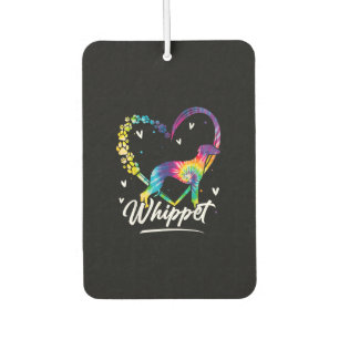 Whippet Tie Dye Rainbow Dog Lover Gift T-Shirt Air Freshener