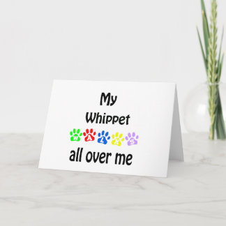 Whippet Walks Design Holiday Card
