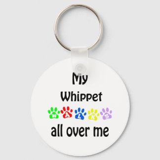 Whippet Walks Design Keychain