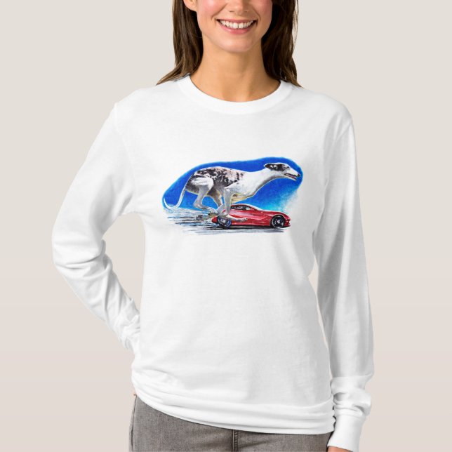 Whippet Women Long Sleeve T-Shirt (Front)