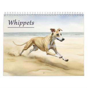 Whippets Calendar, any year Calendar
