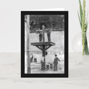 Whipping Post in Delaware 1907 Card