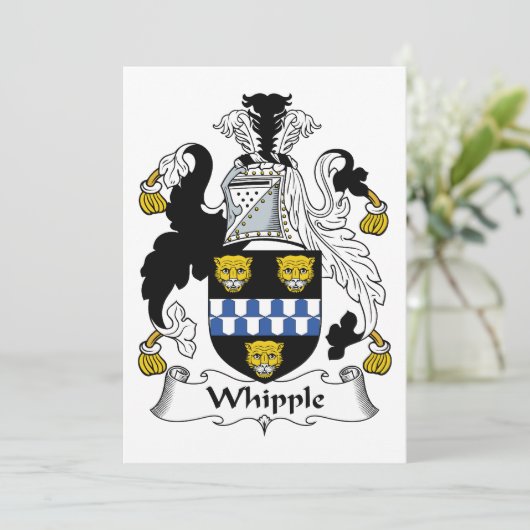Whipple Family Crest (Standing Front)