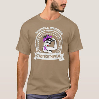 Whipple Warrior MomPurple Ribbon Awareness  T-Shirt