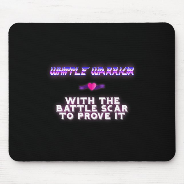Whipple Warrior Pancreatic Cancer Awareness   Mouse Pad (Front)