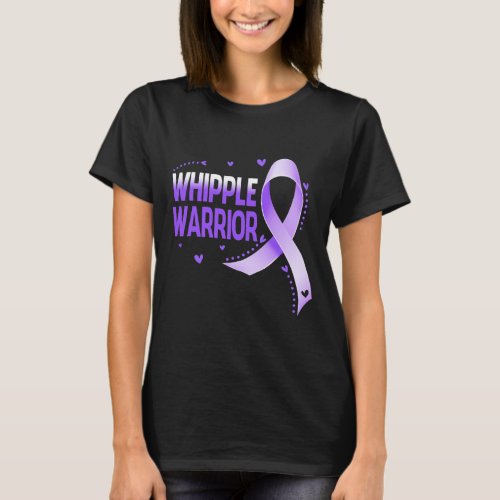 Whipple Warrior Pancreatic Cancer Awareness Ribbon T_Shirt