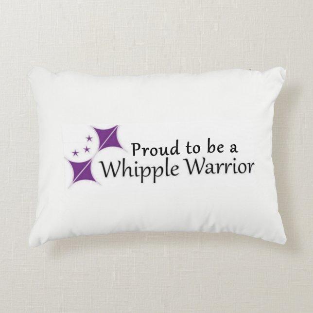 Whipple Warrior Pillow Logo (Front)