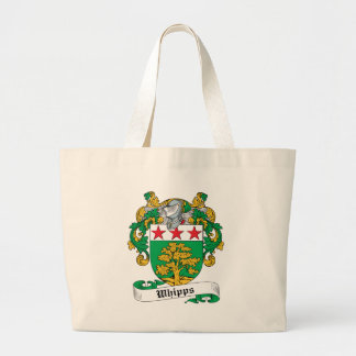 Whipps Family Crest Large Tote Bag