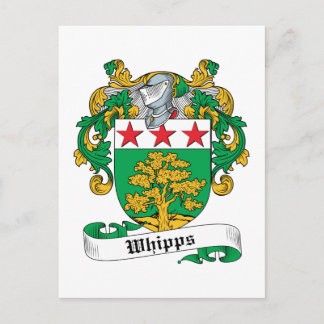 Whipps Family Crest Postcard