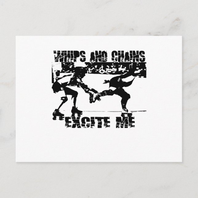 whips and chains excite me postcard (Front)