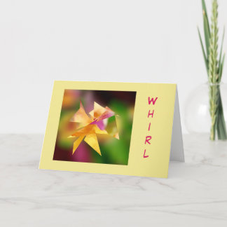"Whirl" Birthday Greeting Card