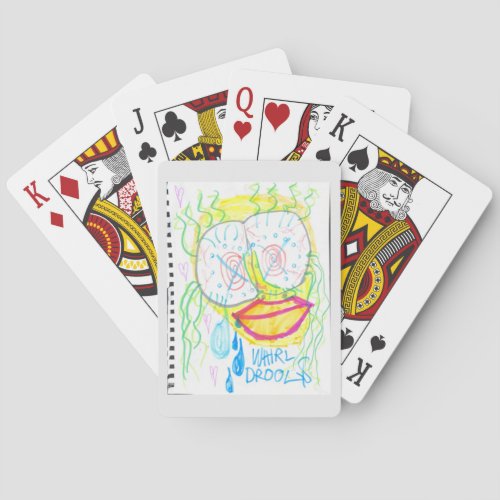 "WHiRL-DROOL$" by thaddeus & crimson's Adam Moyer Poker Cards