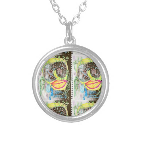 "WHiRL-DROOL$" by thaddeus & crimson's Adam Moyer Silver Plated Necklace