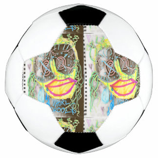 "WHiRL-DROOL$" by thaddeus & crimson's Adam Moyer Soccer Ball