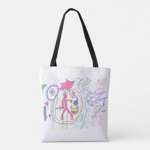 "WHiRL-DROOL$" by thaddeus & crimson's Adam Moyer Tote Bag