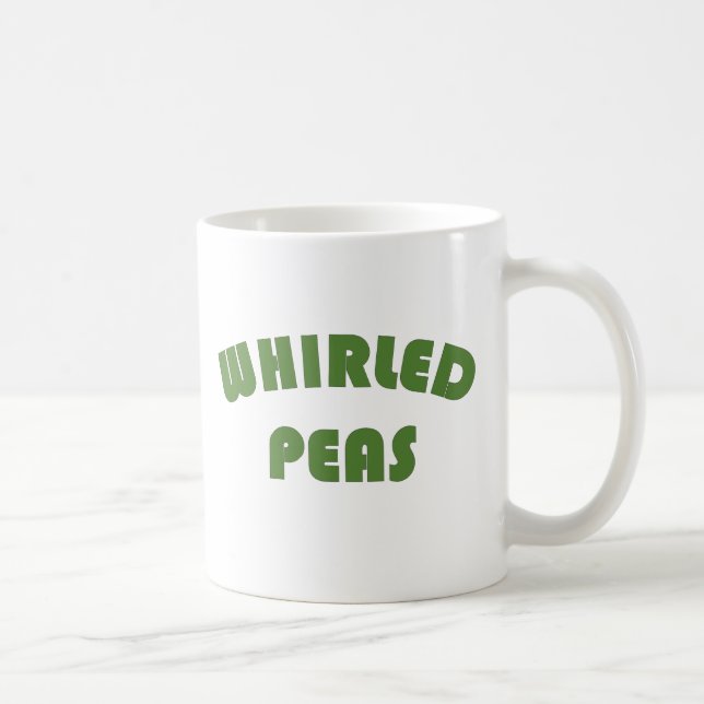 Whirled Peas Coffee Mug (Right)