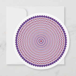 Whirligig Thank Your Card in Violet and Poppy