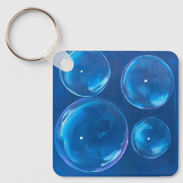 Whirling Bubbles Keychain (Front)