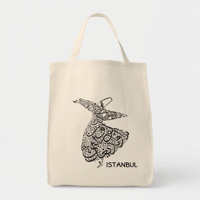 Whirling Dervish Tote Bag (Front)