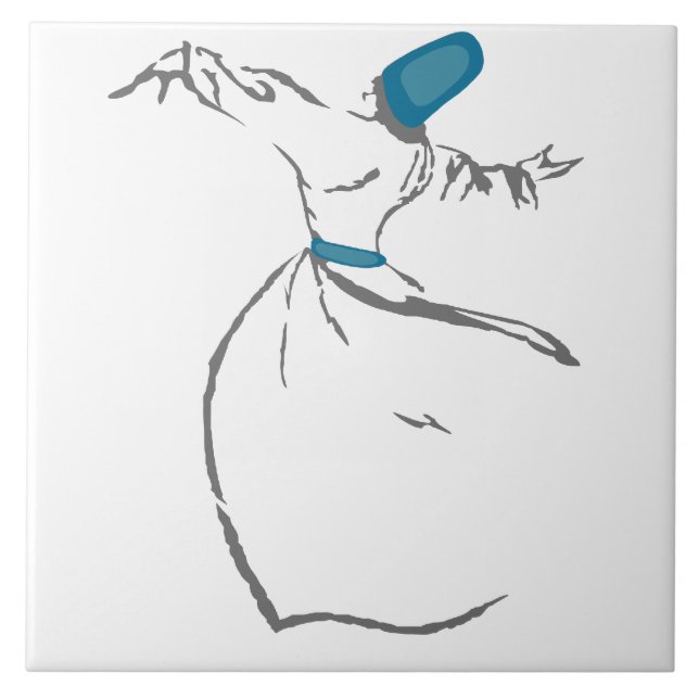 Whirling Dervish - Turquoise Tile (Front)