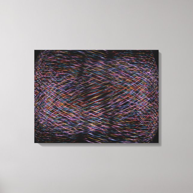 Whirling Dervish Wrapped Canvas Print (Front)