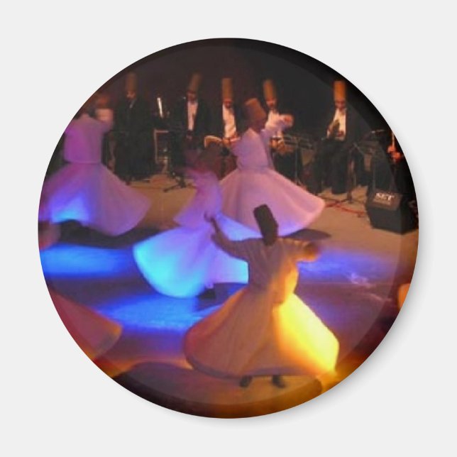 Whirling-Dervishes-Ceremony-Cappadocia-turkish-nig Magnet (Front)