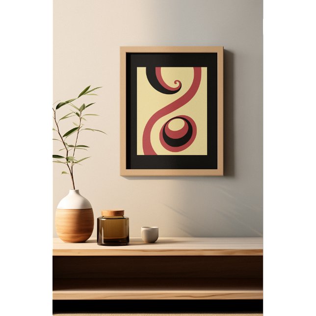 Whirling in Harmony: Bold Abstract Poster Set I (Creator Uploaded)