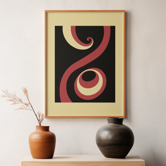 Whirling in Harmony: Bold Abstract Poster Set II (Creator Uploaded)