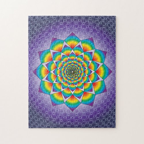 WHIRLING SQUARES JIGSAW PUZZLE