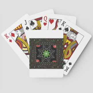 Whirling stars background poker cards