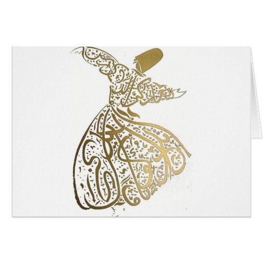 Whirling Sufi Dervish Cards (Front Horizontal)