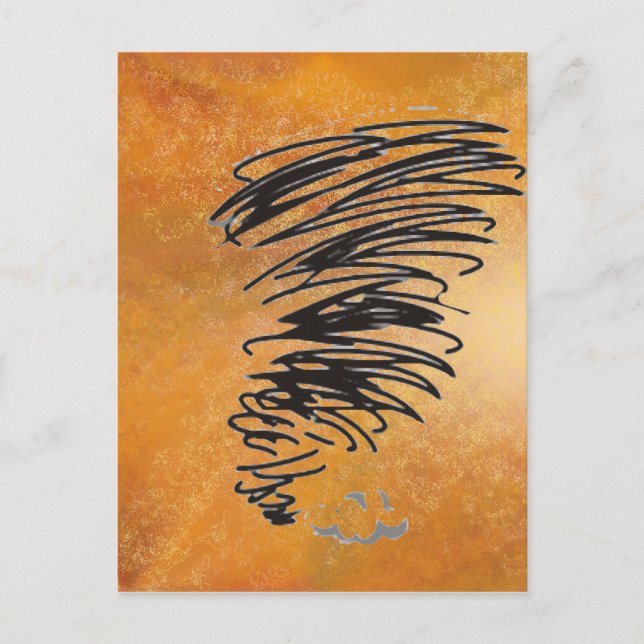 Whirling Tornado Postcard (Front)