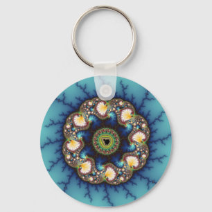 Whirlpool - Fractal Keychain