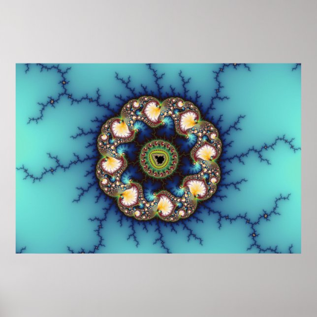 Whirlpool - Fractal Poster (Front)