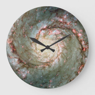 Whirlpool Galaxy Large Clock