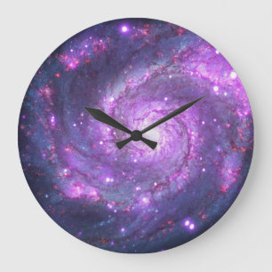 Whirlpool Galaxy Large Clock