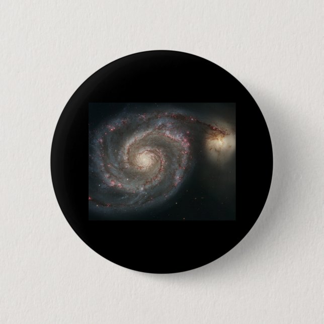 Whirlpool Galaxy (M51) Button (Front)
