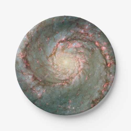 Whirlpool galaxy paper plates