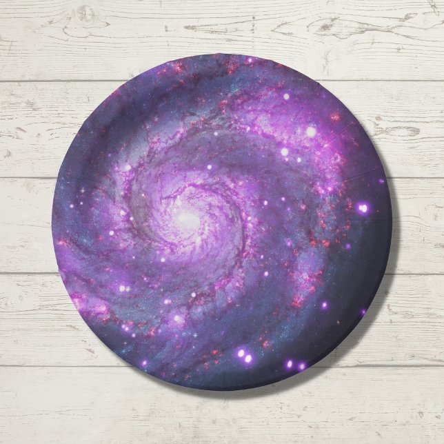 Whirlpool Galaxy Paper Plates (Creator Uploaded)