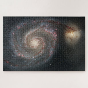 Whirlpool Galaxy (Space) (Universe) (Messier 51A) Jigsaw Puzzle