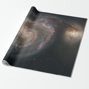 Whirlpool Galaxy (Space) (Universe) (Messier 51A) Wrapping Paper
