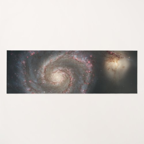 Whirlpool Galaxy Space Universe Messier 51A Yoga Mat