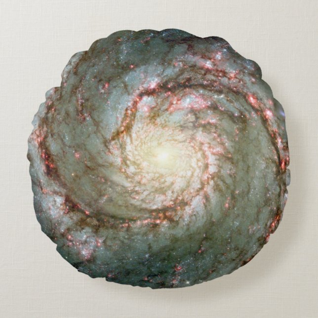 Whirlpool Gallaxy Round Pillow (Front)