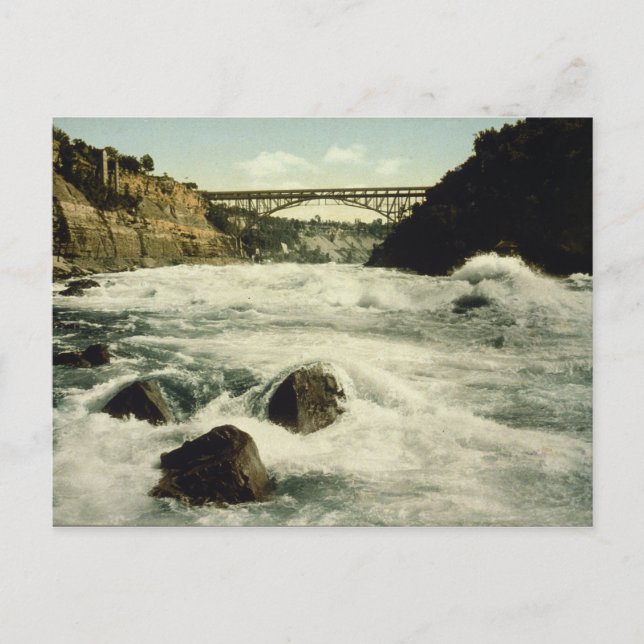 Whirlpool Rapids Niagara Falls New York 1898 Postcard (Front)