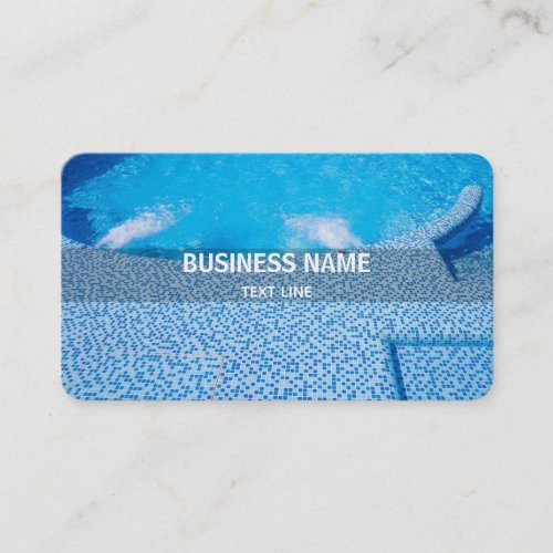 Whirlpool Swimming pool Business Card