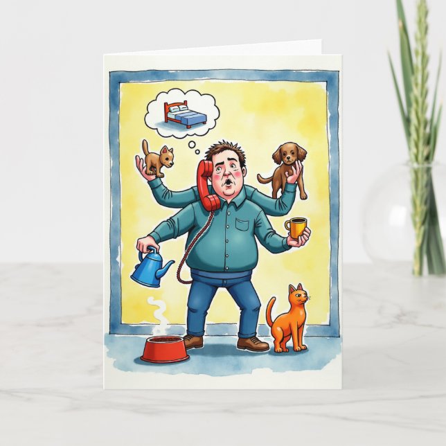 Whirlwind Fathers Day Art Card (Front)